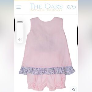 The Oaks Ruffled Baby Romper